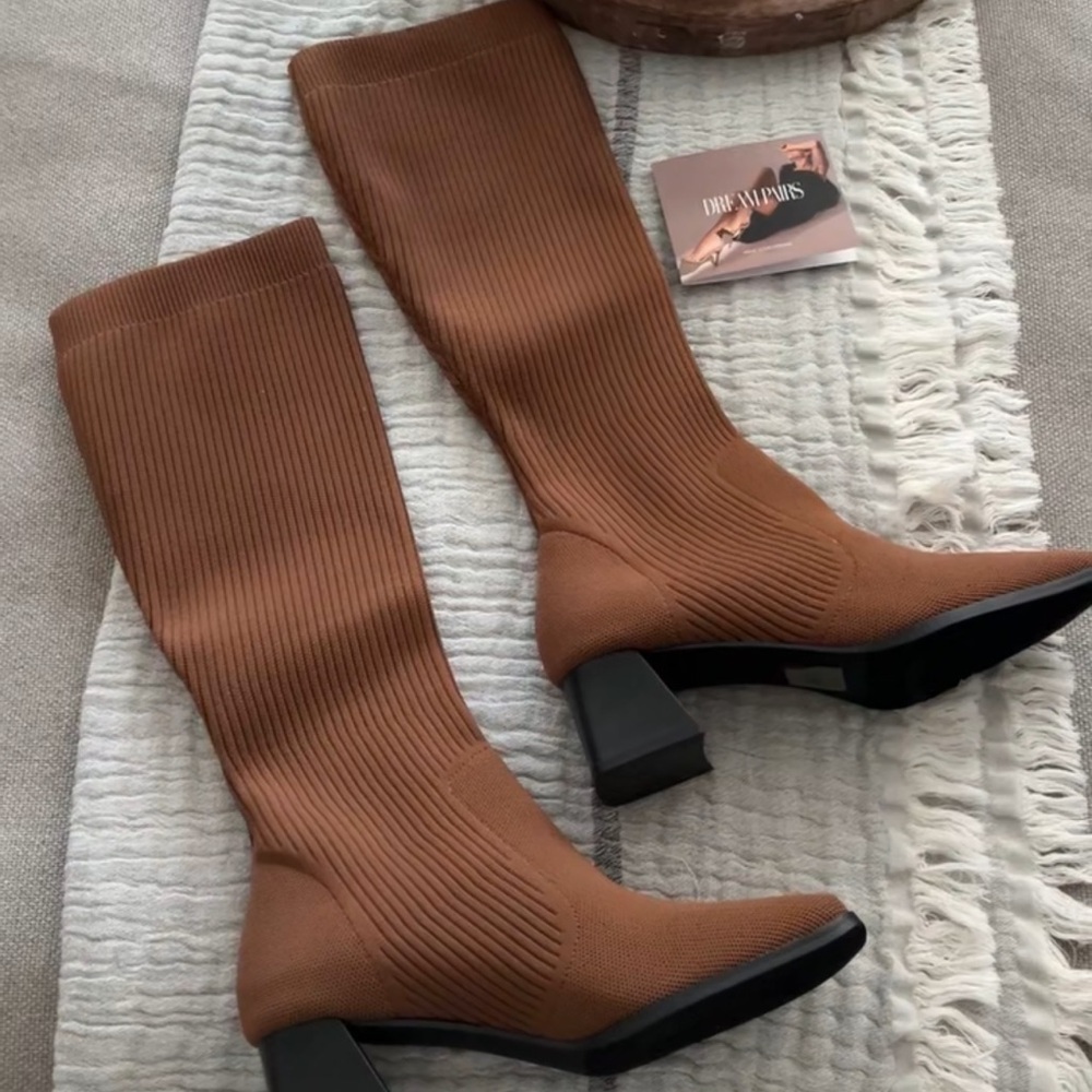 Brown Knee-High Boots